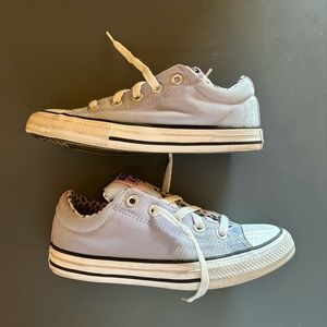 Converse Boys CTAS A00413F Purple Casual Shoes Sneakers Size 2